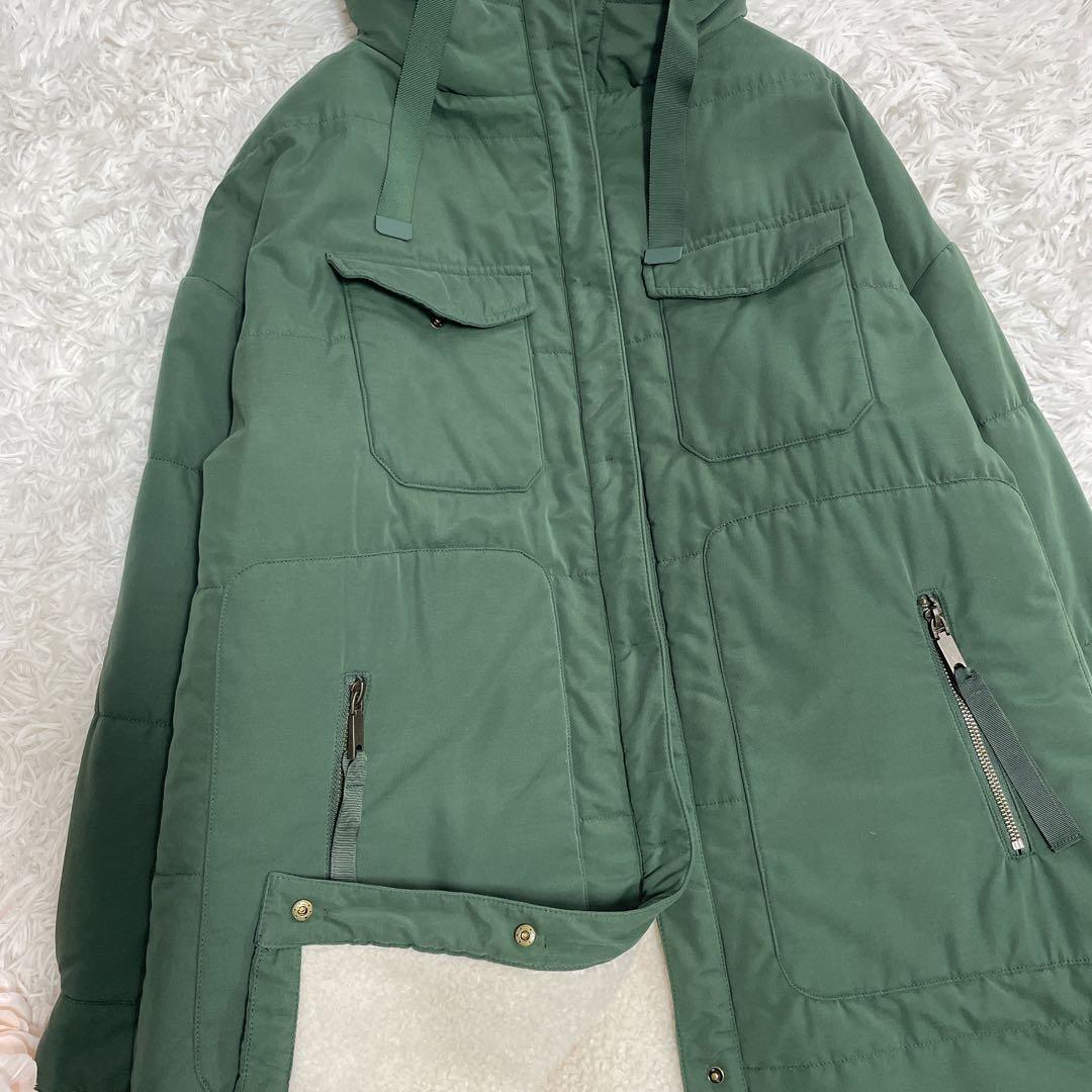 極美品♡ マックスアンドコー　モッズコート　グリーン　ボア　手洗い可　40