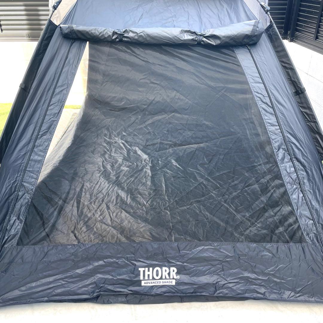 THORR キャンプテント サンシェード　ワンタッチテント　ブラック