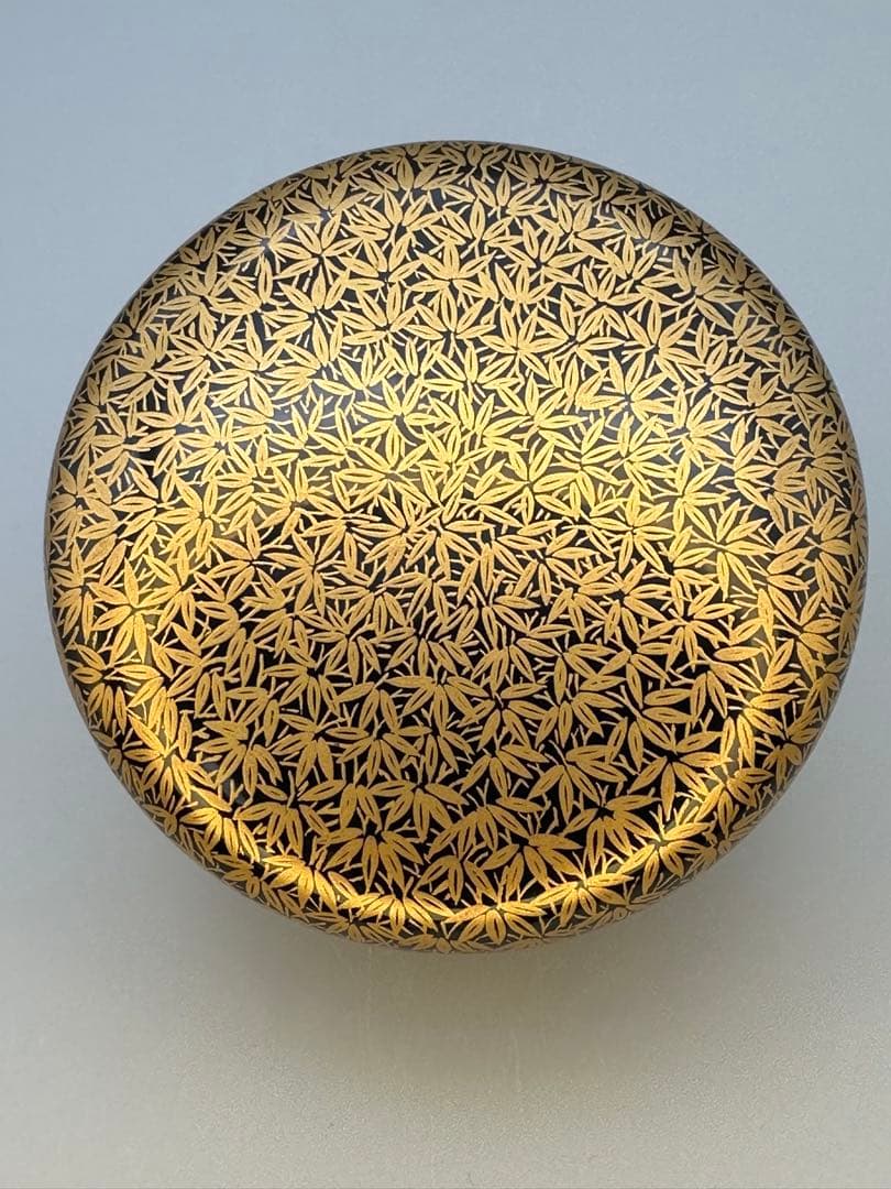 茶道具　棗　川瀬表完　竹林蒔絵