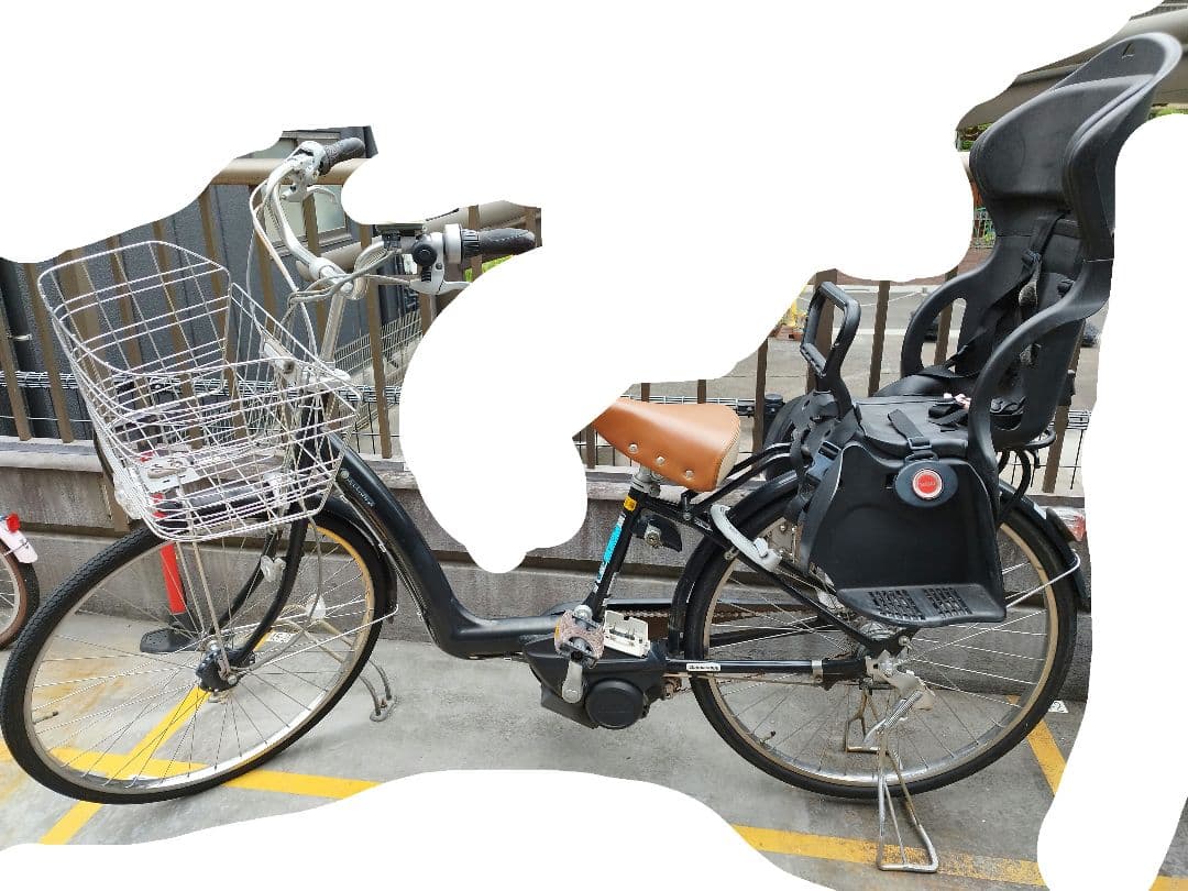 【東京引取限定】ブリジストン 電動アシスト自転車 チャイルドシート リアシート付