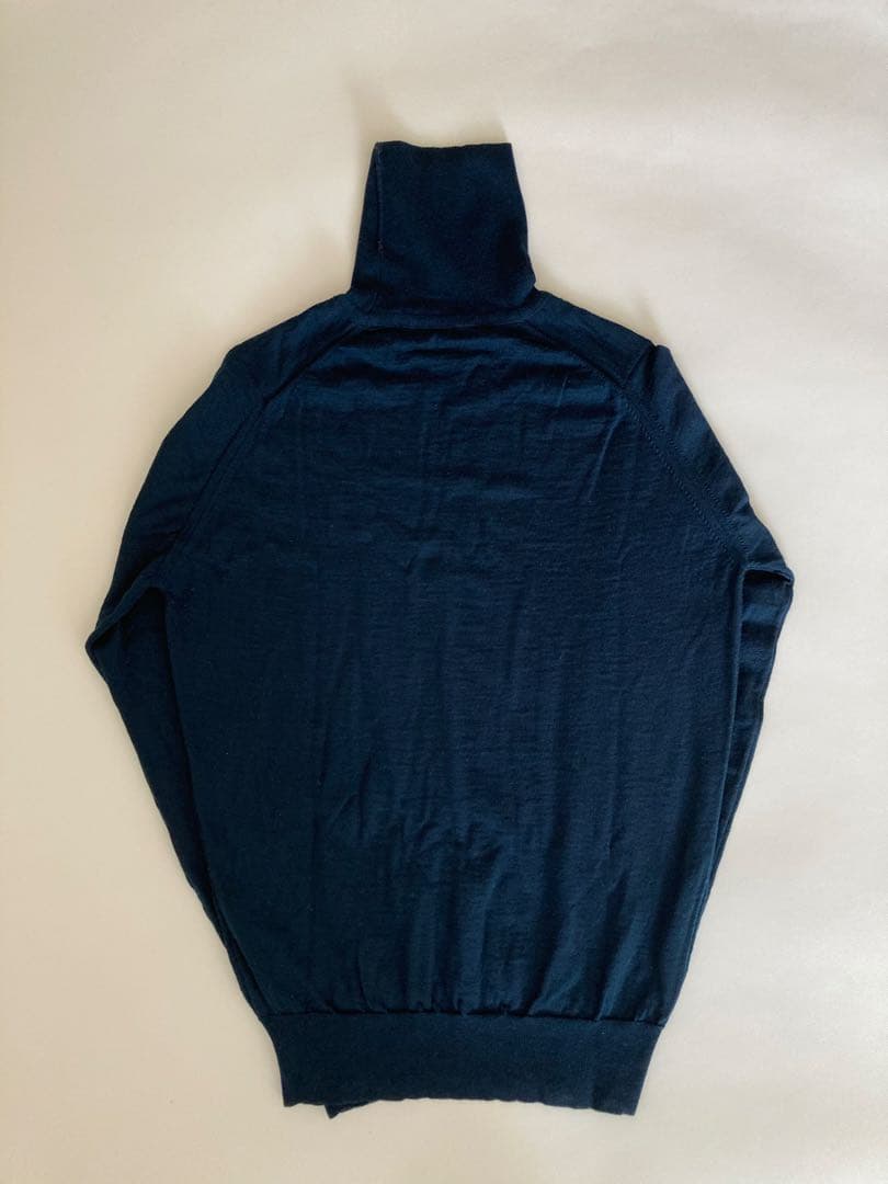 JOHN SMEDLEY ジョンスメドレー タートルネック オリオングリーン