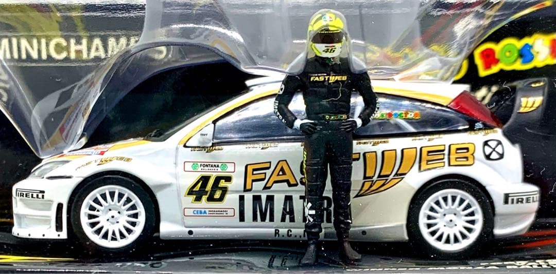 ミニチャンプス フォード フォーカス WRC バレンティーノ・ロッシ 2006