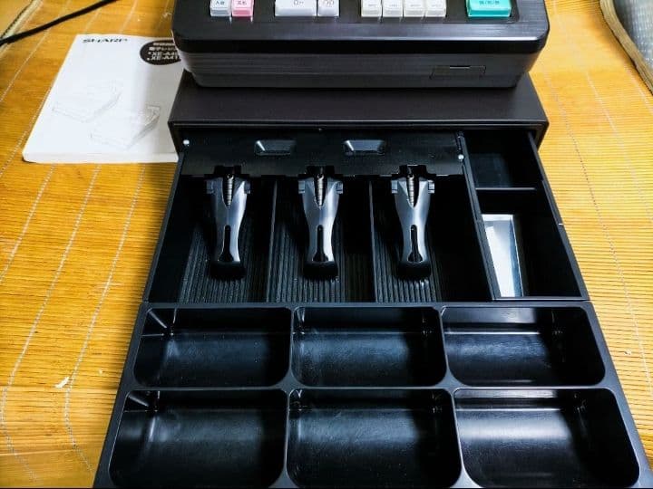 シャープレジスター　XE-A407　PC連携売上管理　上位機種　444007