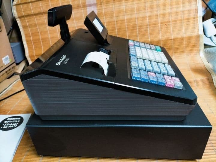シャープレジスター　XE-A407　PC連携売上管理　上位機種　444007