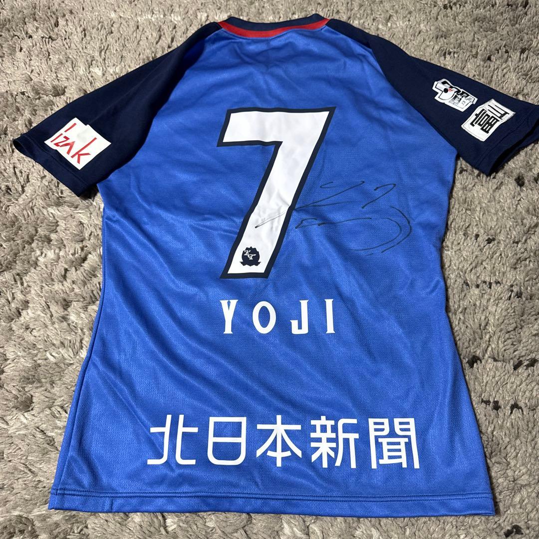 佐々木陽次 選手 直筆サイン入り ユニフォーム