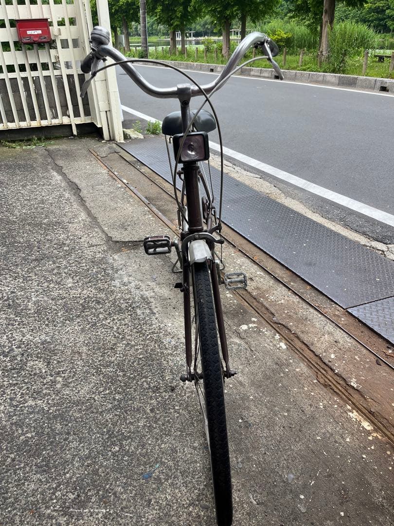 塗装、ミガキ自転車