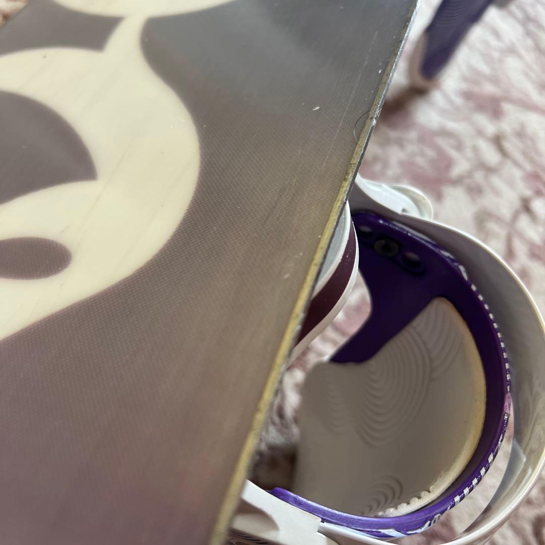 SPOON charm 142cm バイン付 スノーボードセット レディース子供