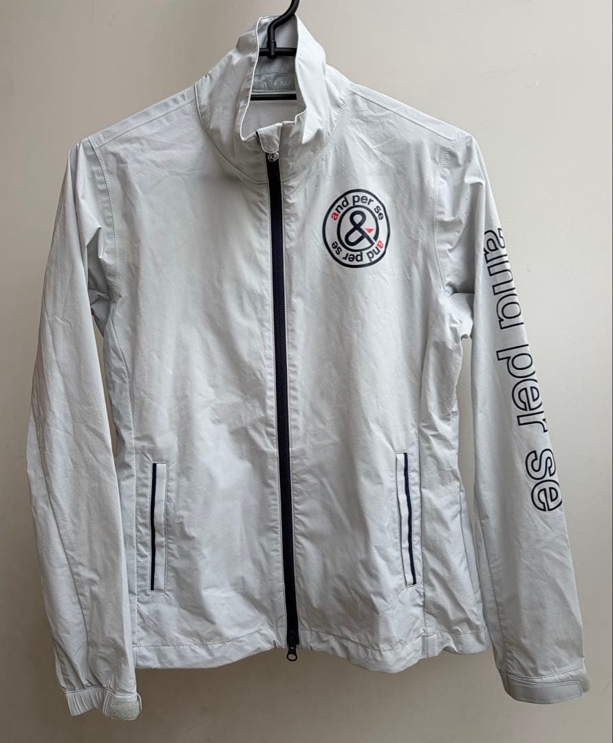 極美品❗️アンパスィ レディース レインウェア グレー 上下セット