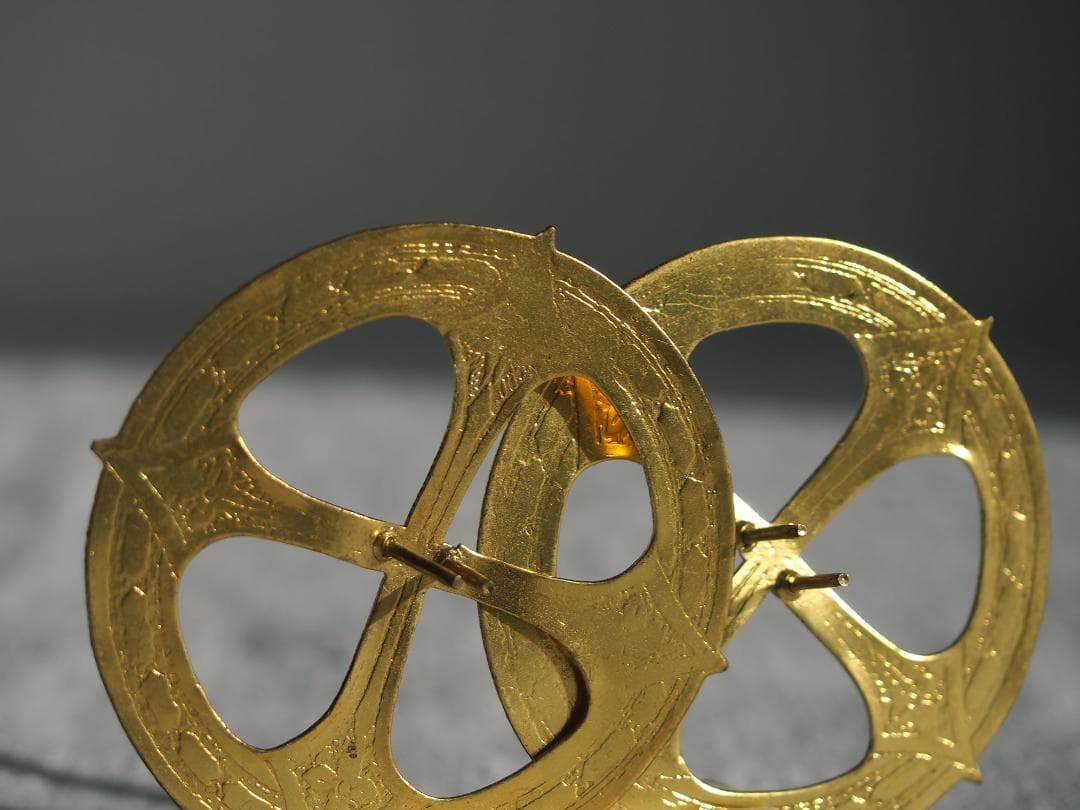 聖人像のための王冠 光輪 ３点クラウン カトリック彫像用/K376