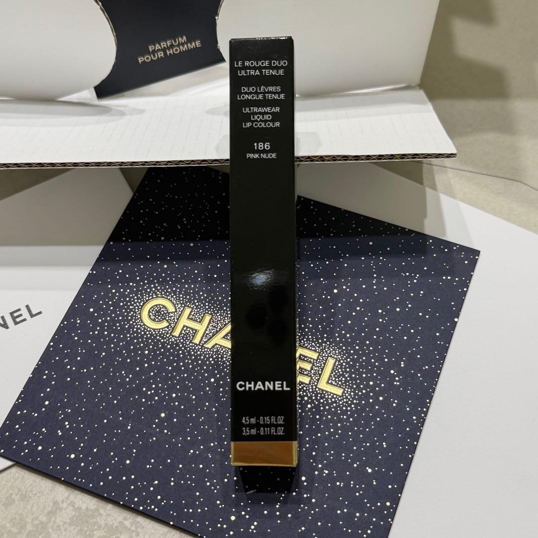 【ギフト】 CHANEL ル ルージュ デュオ ウルトラ トゥニュ186 新品