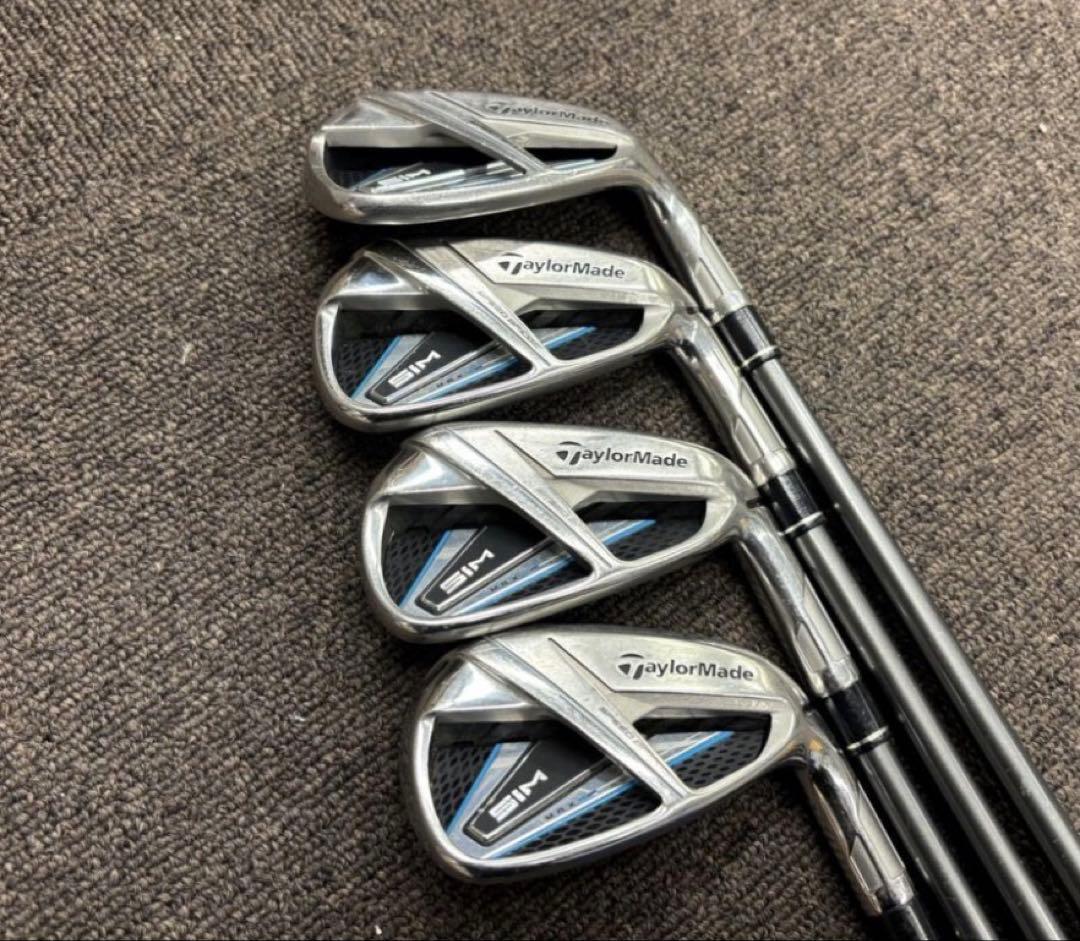 ぶっ飛び！TaylorMade テーラーメイド SIM MAX アイアン４本　S