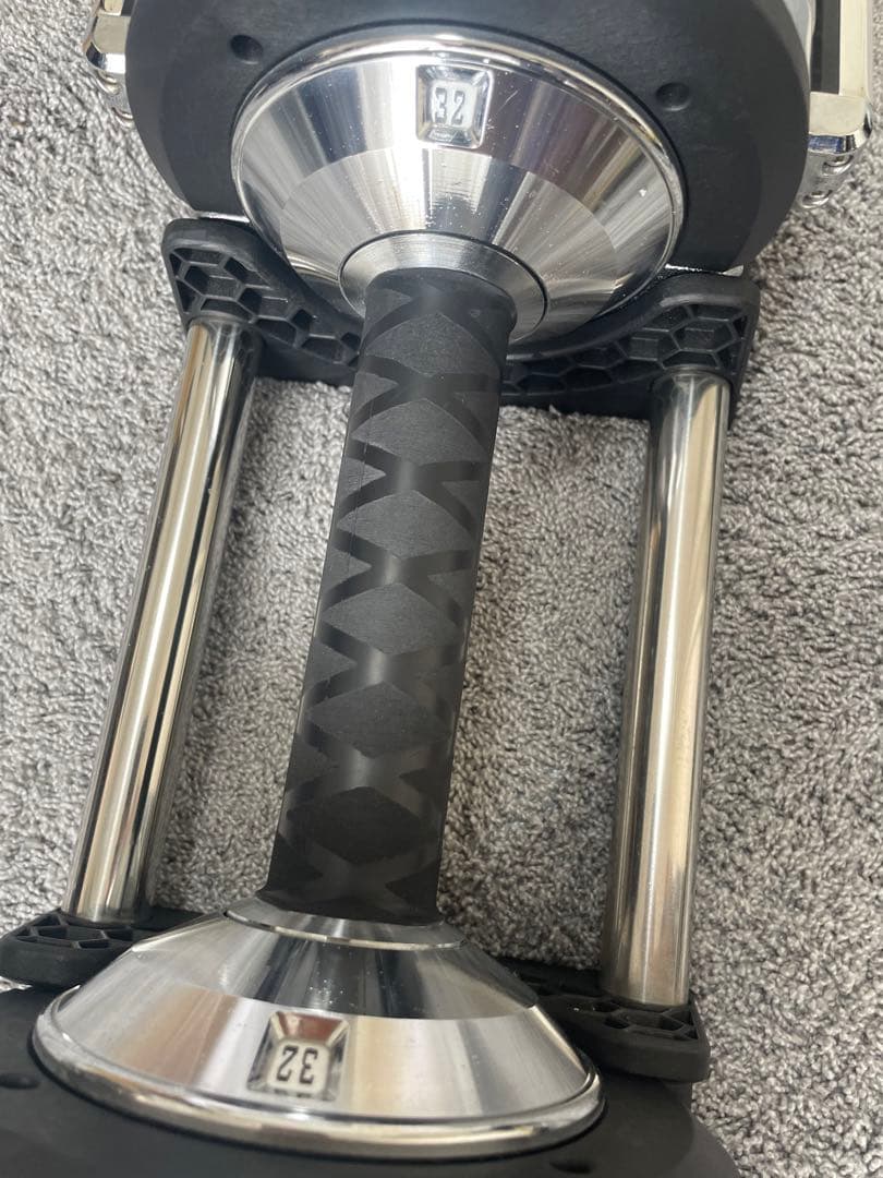 ライシン メタルダンベル 1kg刻み 32kg 可変式ダンベル ①