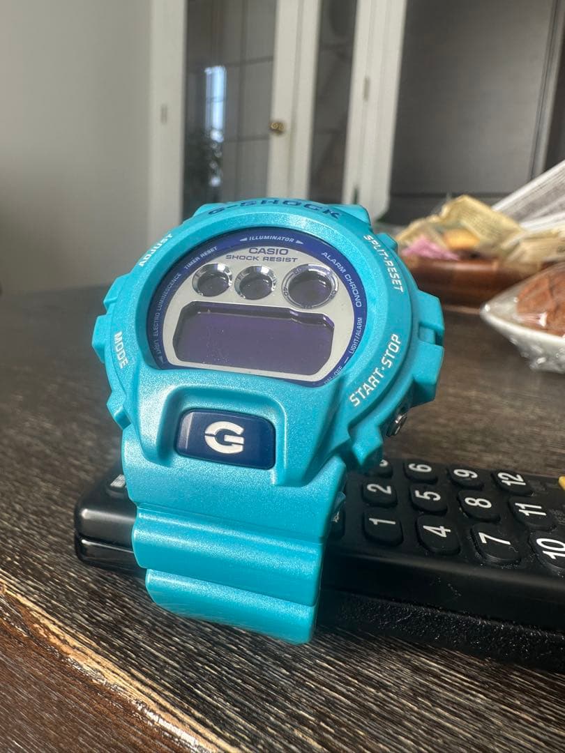 G-SHOCK　DW-6900CB ブルー　水色　クレイジーカラーズ