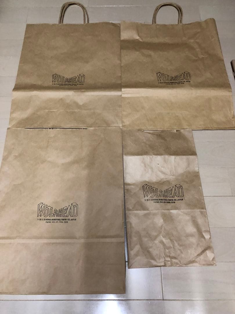 ウルフズヘッド紙袋