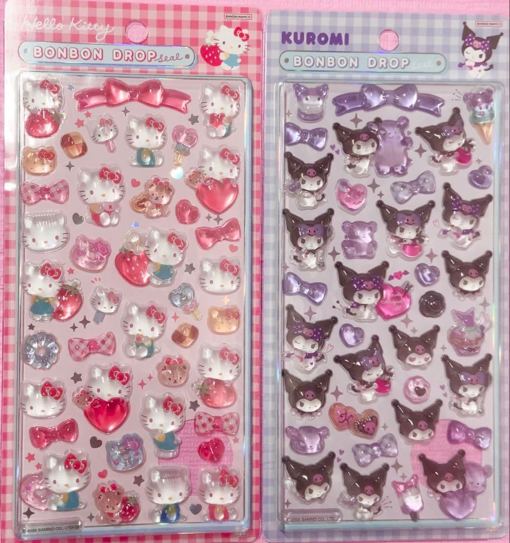 ♥正規品♥ サンリオ 第2弾 ボンボンドロップシール 6枚セット