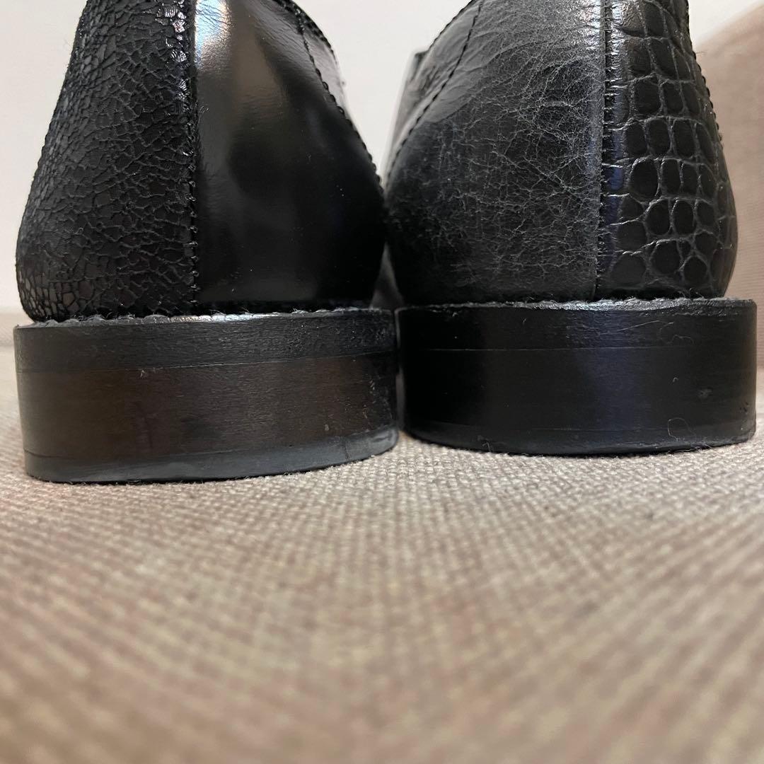 JUNYA WATANABE 14AW 型押しクロコシューズ　M（24.5㎝）