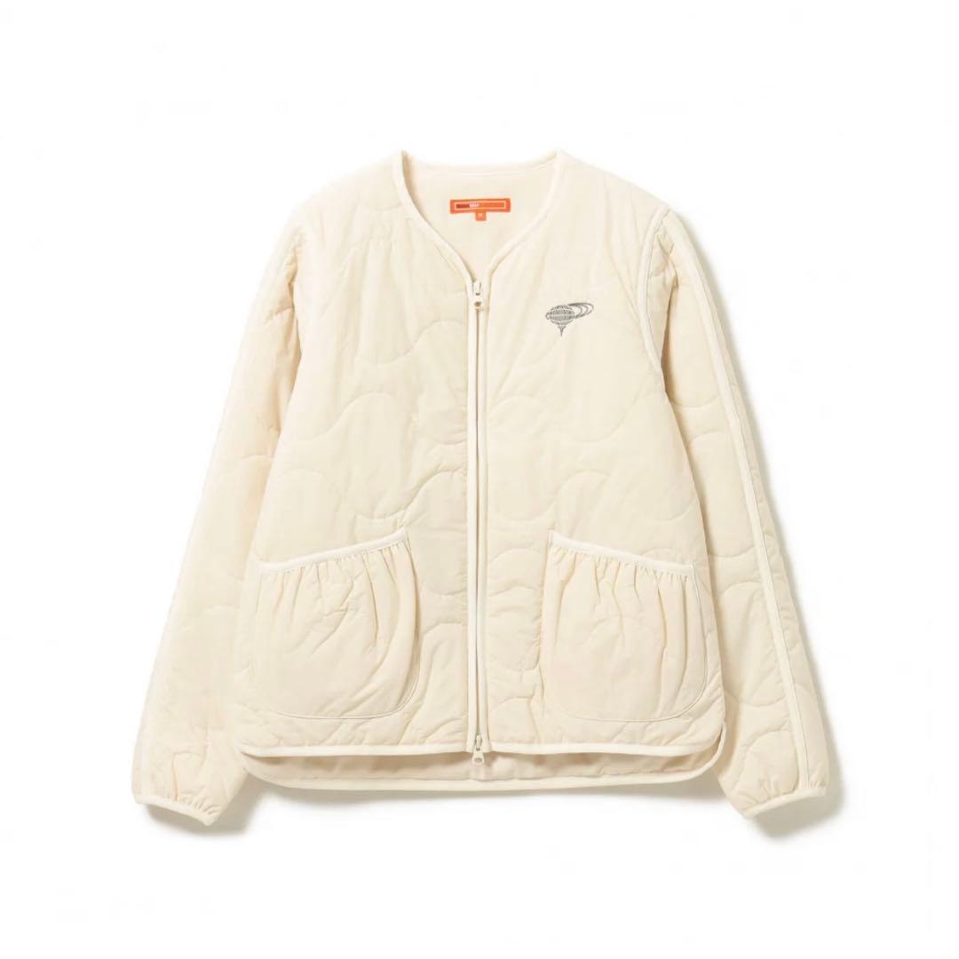 【超美品】BEAMS GOLF ビームスゴルフ ノーカラーキルトブルゾン
