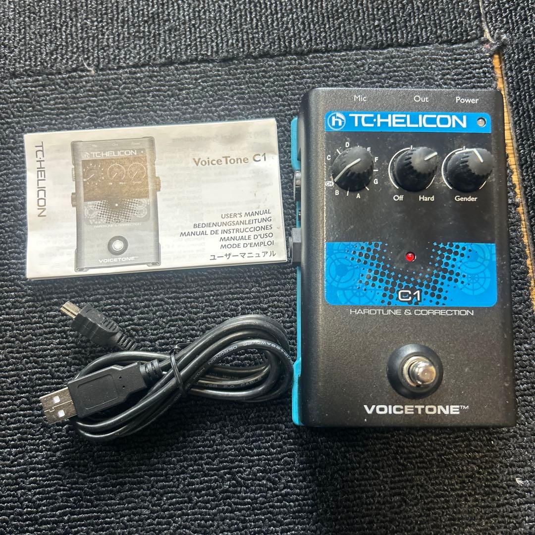 tc helicon VoiceTone C1ボーカルエフェクター