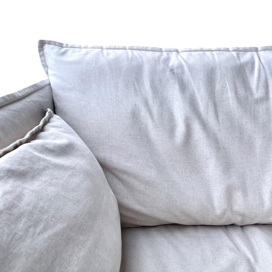 【廃盤品】 ikea イケア バックセーレン 1.5人掛 ナチュラル ホワイト