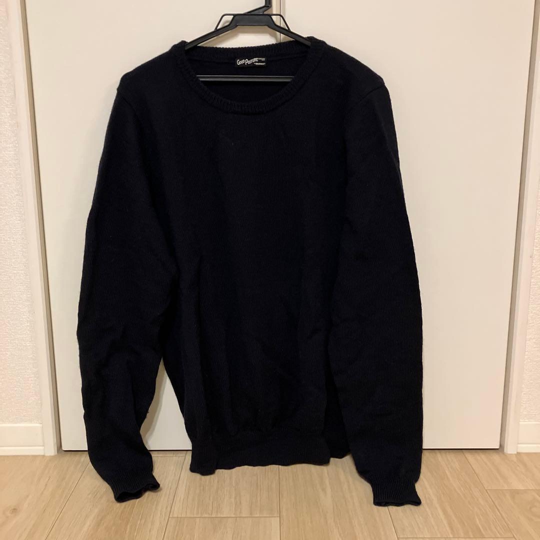 clubhaus Elbow Patched Sweate サイズM ネイビー