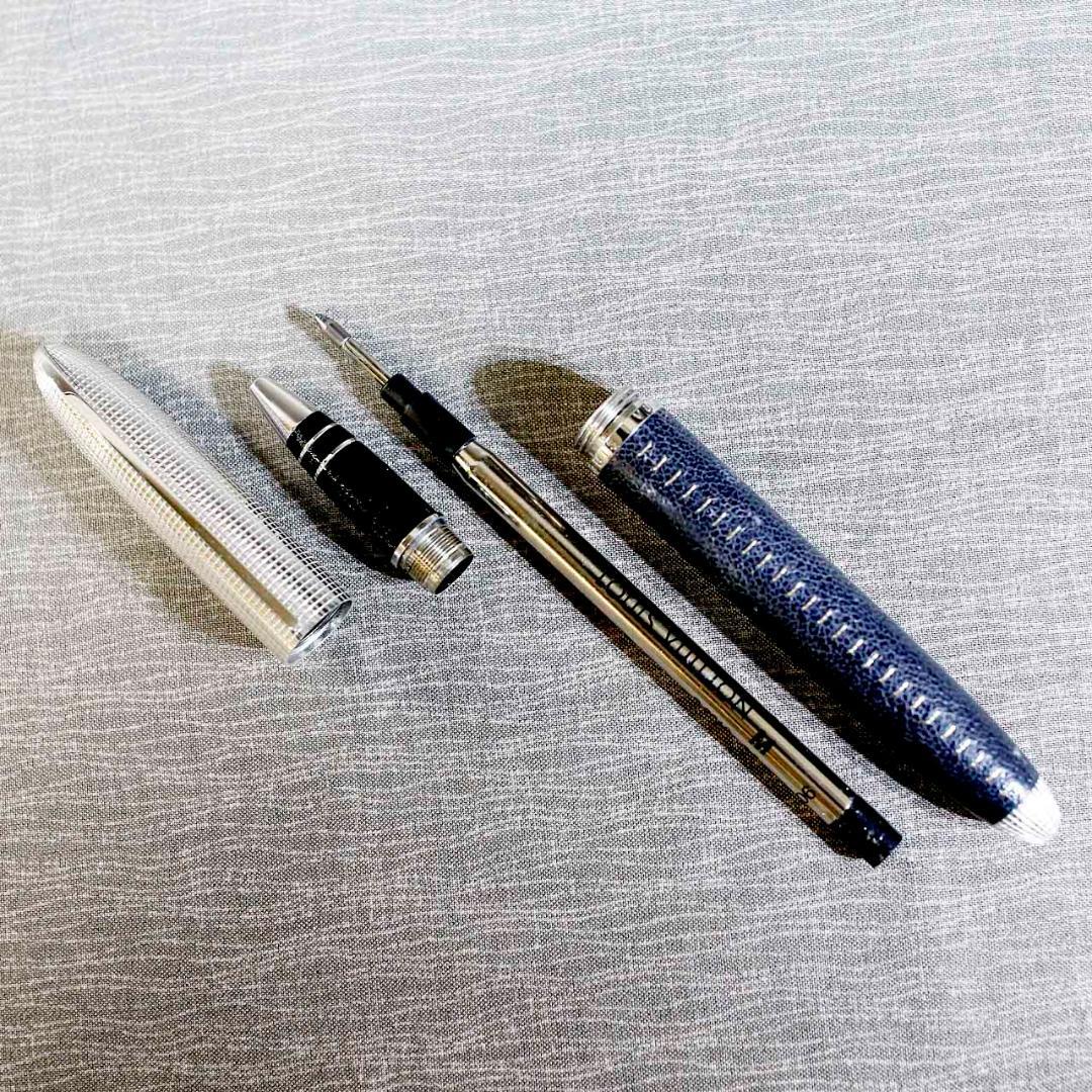 【送料込み】ルイヴィトン ボールペン ドックキュイール レザー ブラック