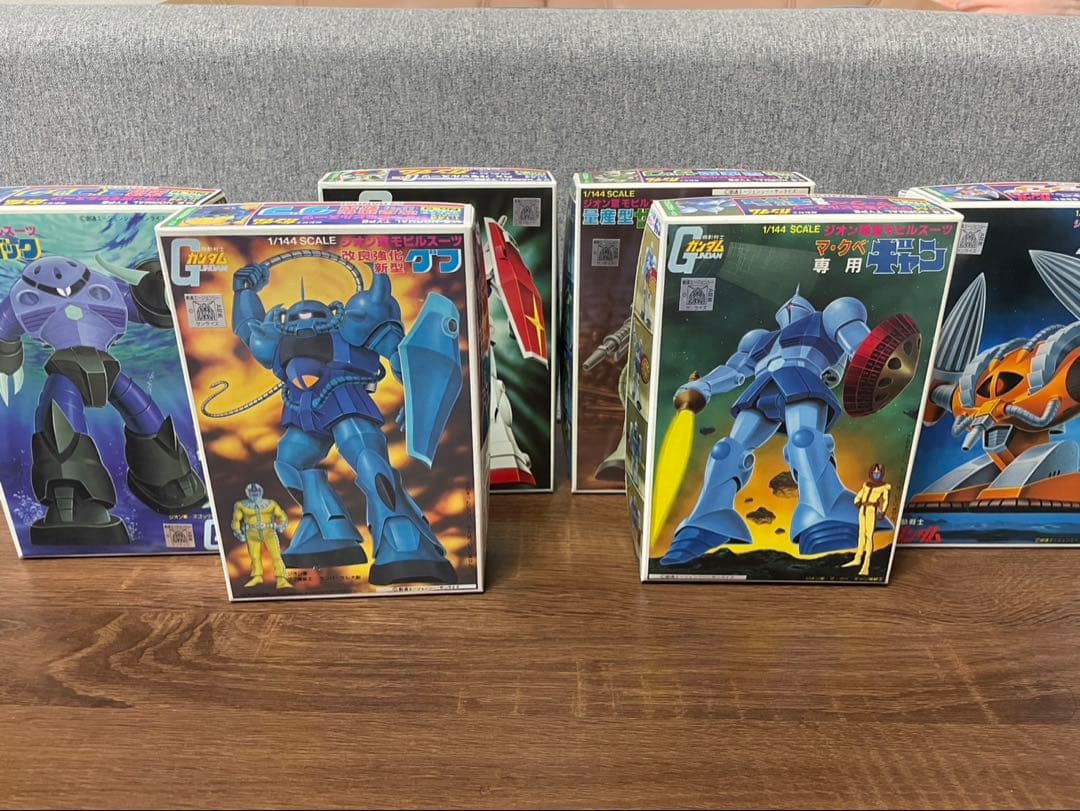 バンダイ 1/144スケール　未組立 ベストメカコレクション 6機セット