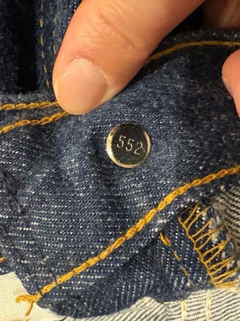 90s LEVI'S 501 USA製　濃紺　色残り良好　美品　刻印552