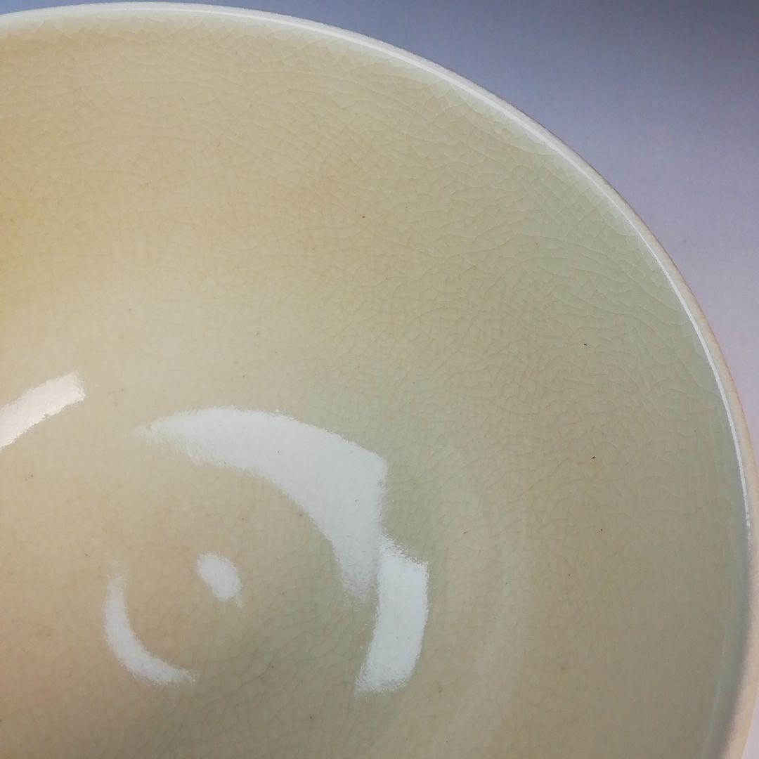 Ｓ８１５　茶碗　『色絵　秋草』『岡田佳山』　共箱　抹茶碗　茶道具