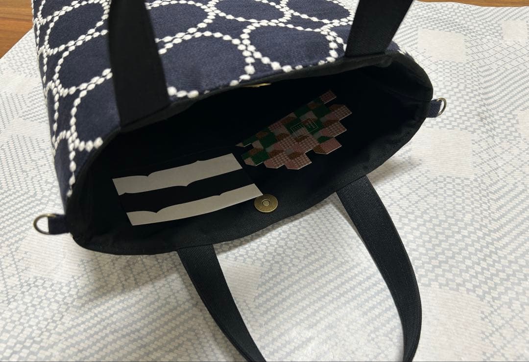 サンプル価格♡ハンドメイド♡ミナペルホネン♡tambourine♡別マチトート