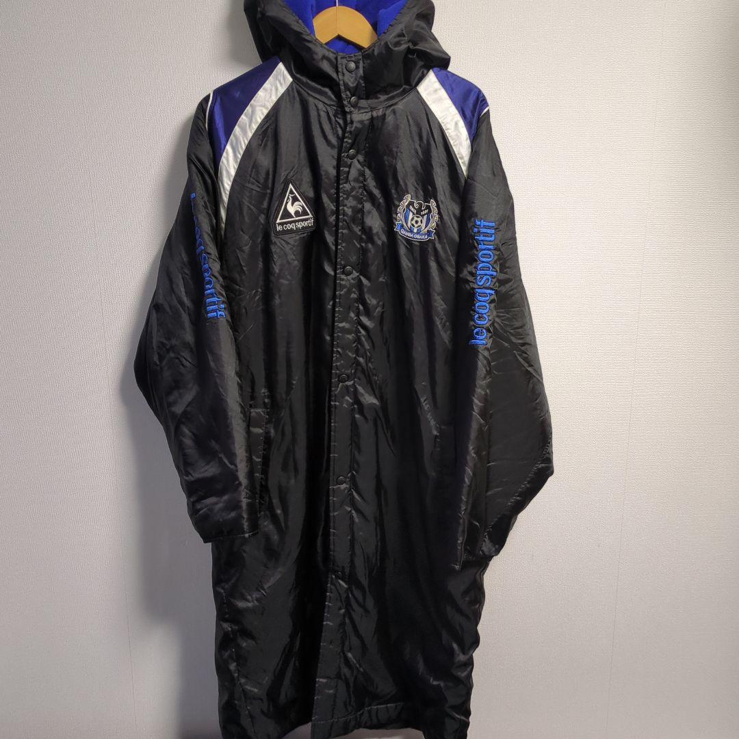 ルコック　ガンバ大阪　初期　ベンチコート　裏地フリース　刺繍ロゴ　デサント　XL