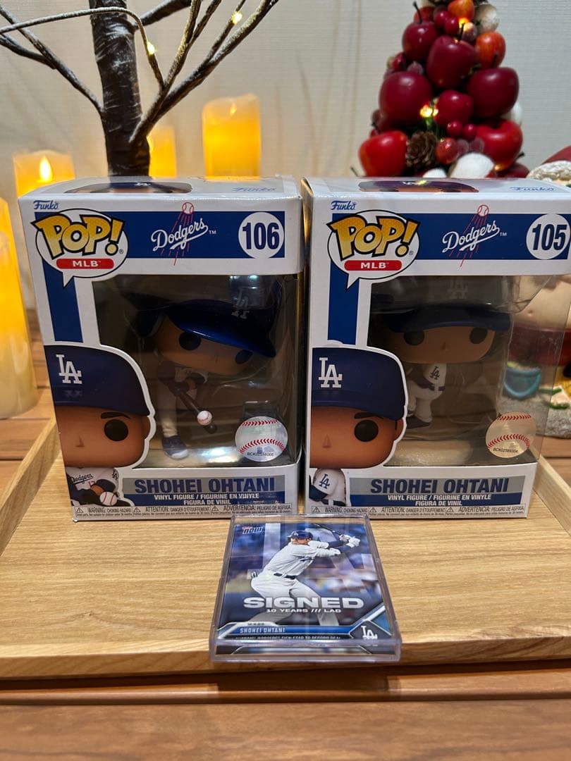 大谷翔平Funko フィギュア& toppsベースボールカード（ケース入）