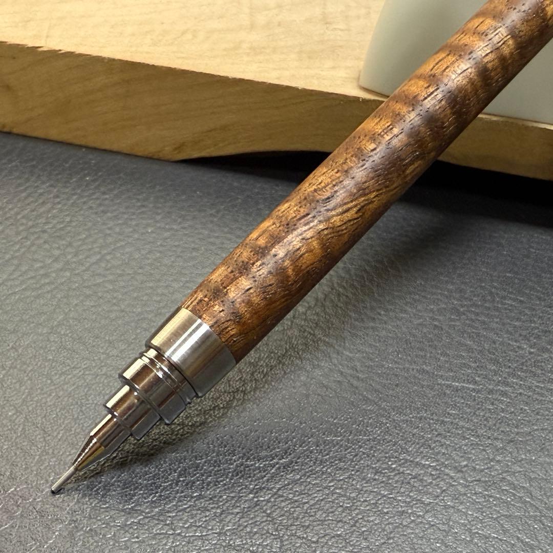 159ハワイアンコアカーリー　木製シャーペン　最強低重心　ステンレス　濃いめ