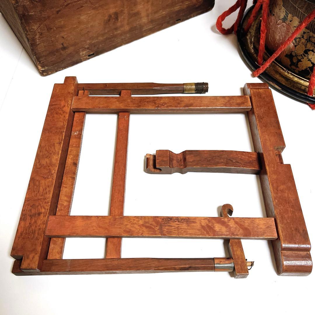 【蔵出し品・希少】 締め太鼓 和太鼓 蒔絵 金彩 直径34.5cm 明治44年