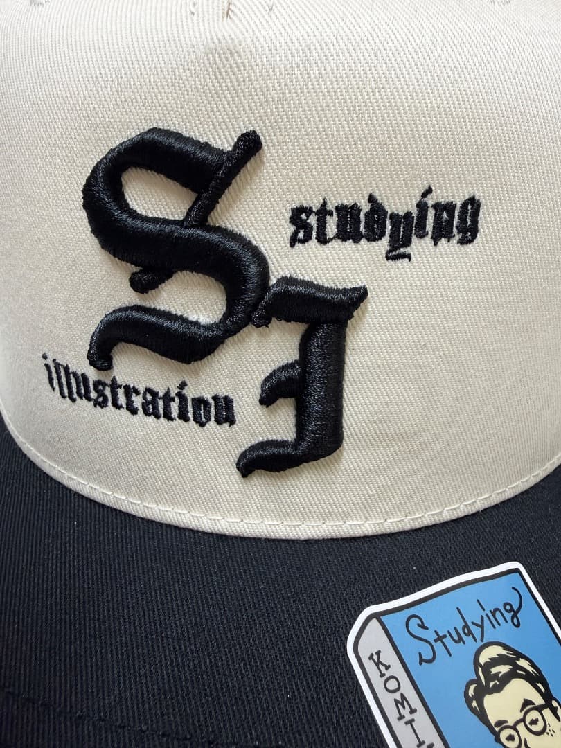 LA スパイダー 同じボディを使用 5パネル 3D刺繍 トラッカー キャップ