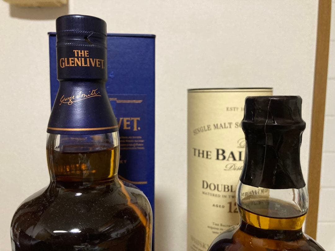 最終値下げ グレンリベット18年 バルヴェニー 12年 700ml 2本セット