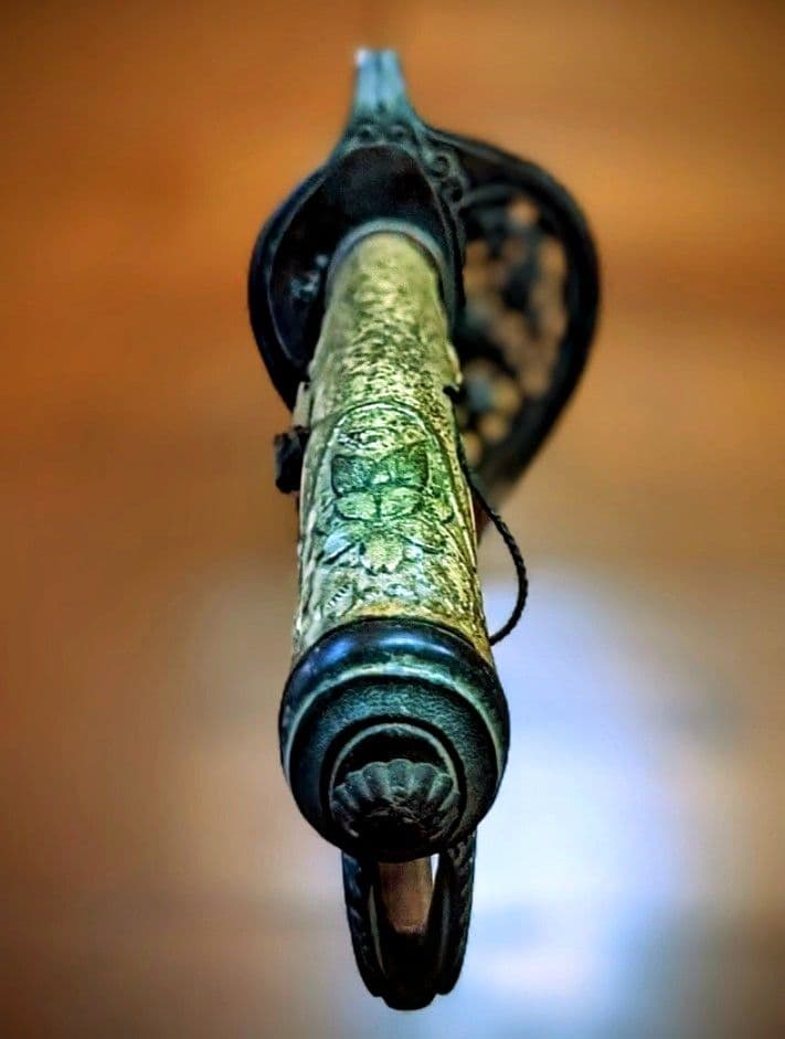 【当時物】旧日本軍 帝国陸軍 軍刀 指揮刀 模造刀 模造刀身 サーベル型95cm