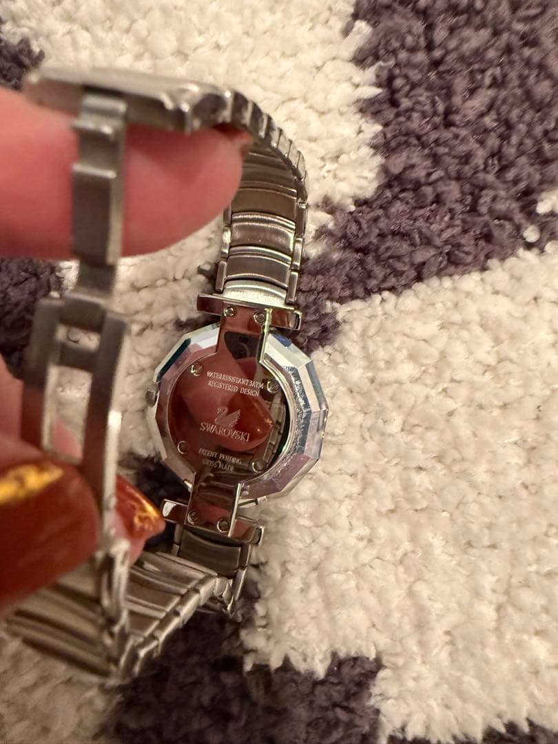 【しゃもてぃ】Swarovski 時計　スワロフスキー　クリスタル箱付き