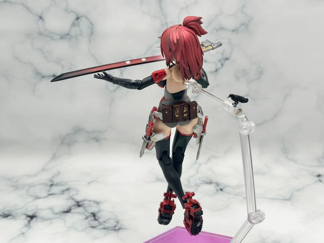 メガミデバイス　朱羅　忍者　枢　塗装済、完成品