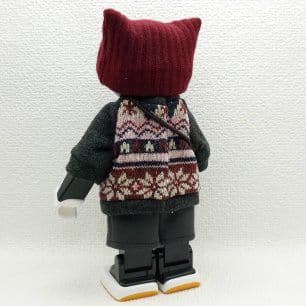 まりちゃん様ご依頼分 ロボホン服 みかん色ポケット付パーカー&ノルディックセット