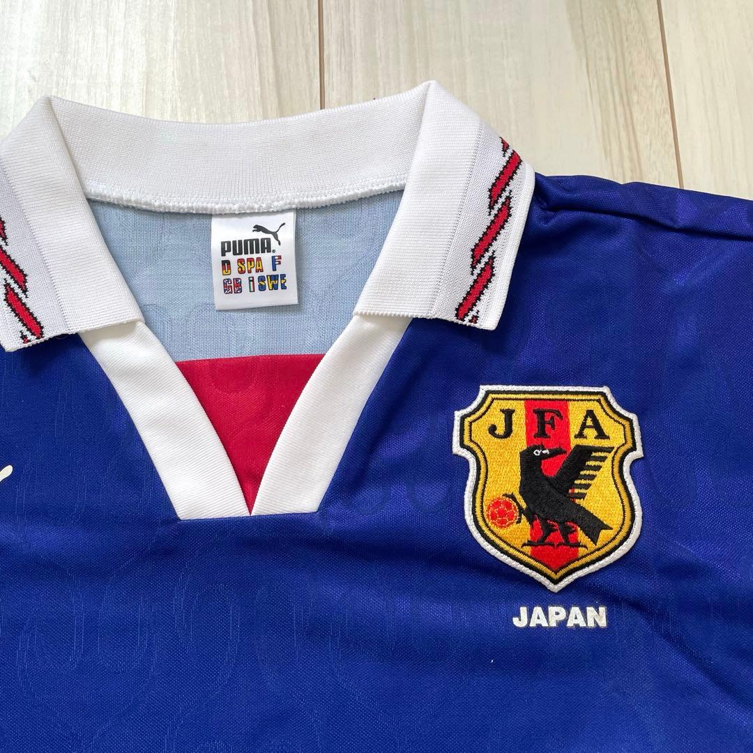 新品1996-1998サッカー日本代表ユニフォーム炎