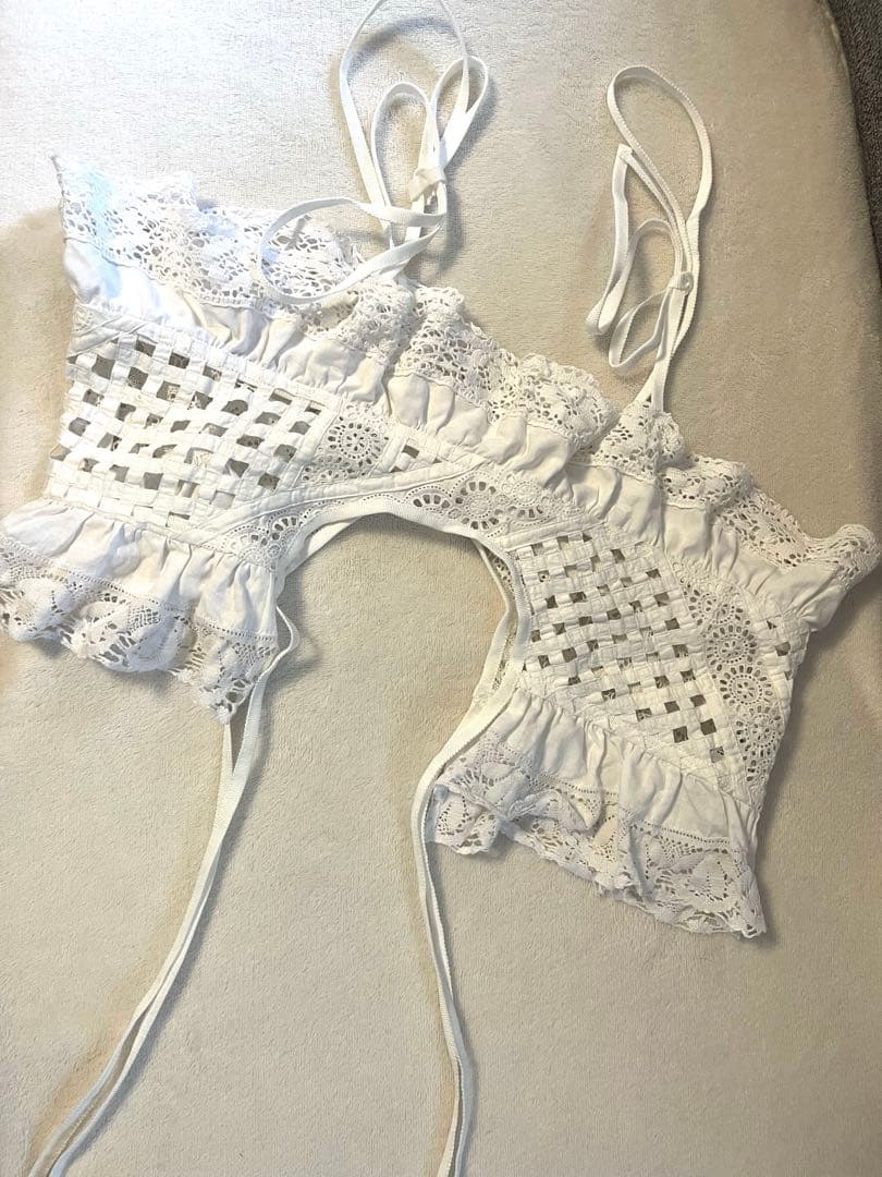 トップス malion vintage 4way lace camisole