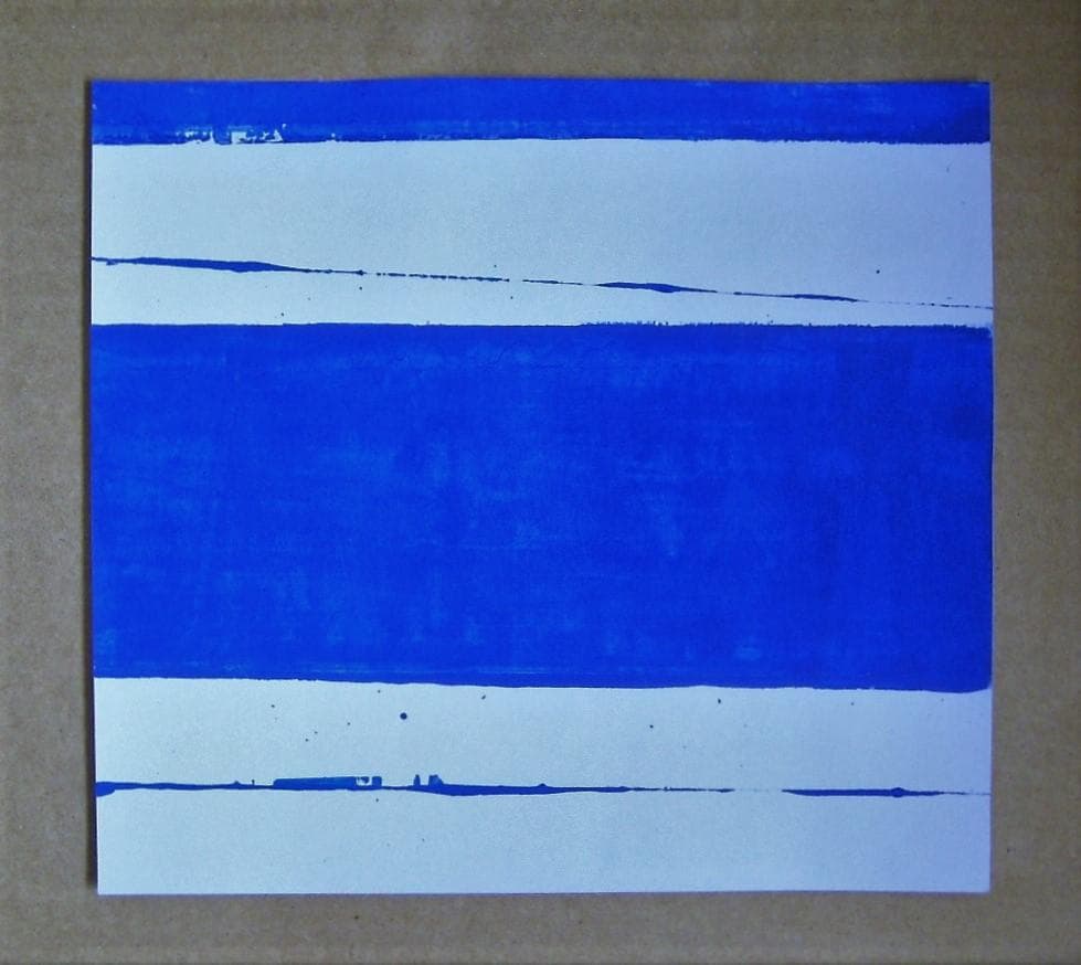 □　アクリル画　青のシリーズ / ノスタルジア 21.10.b　□