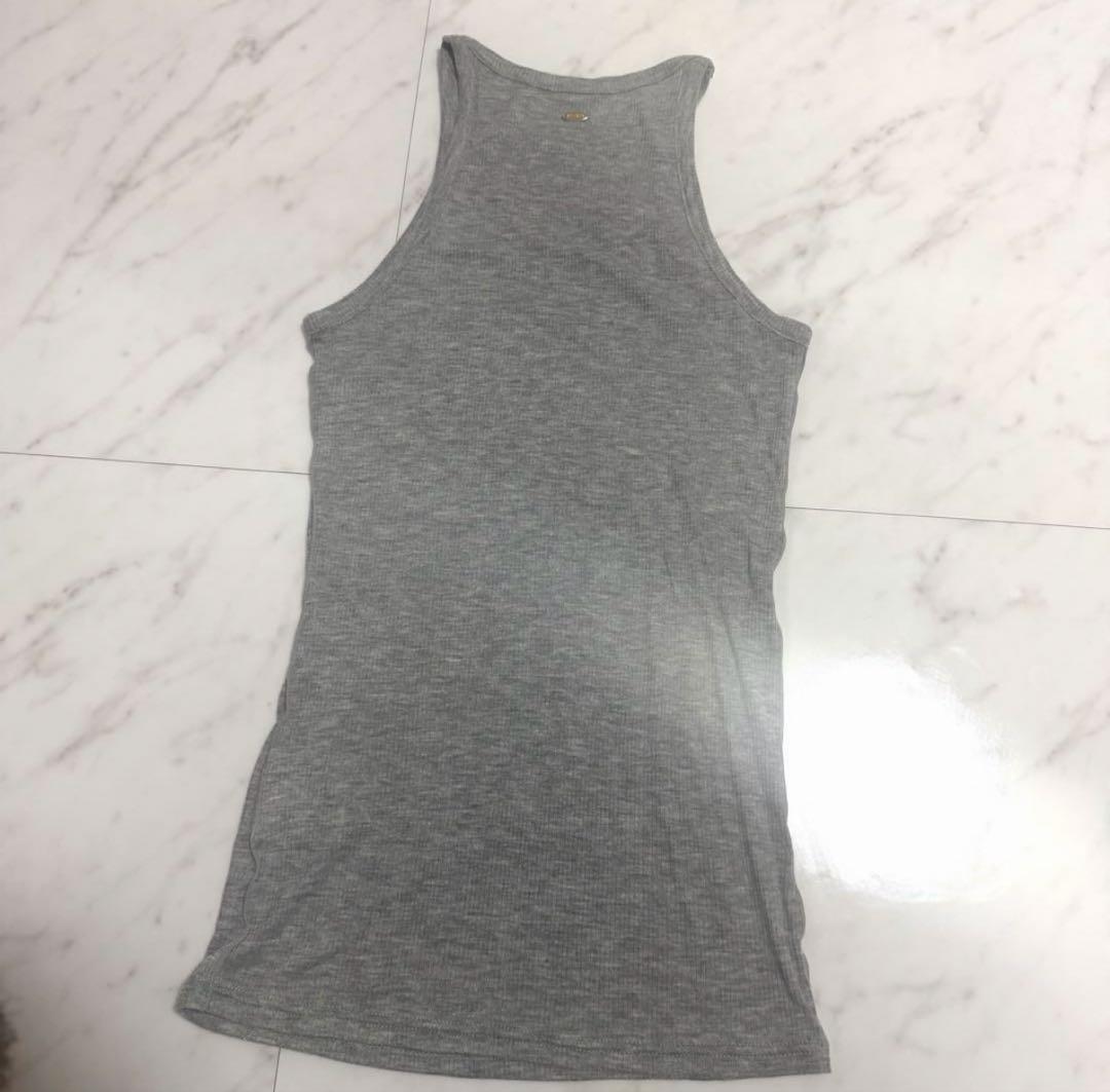 【試着のみ】2025✨️完売品シアーテレコレイヤーカットトップス シルク混 グレー