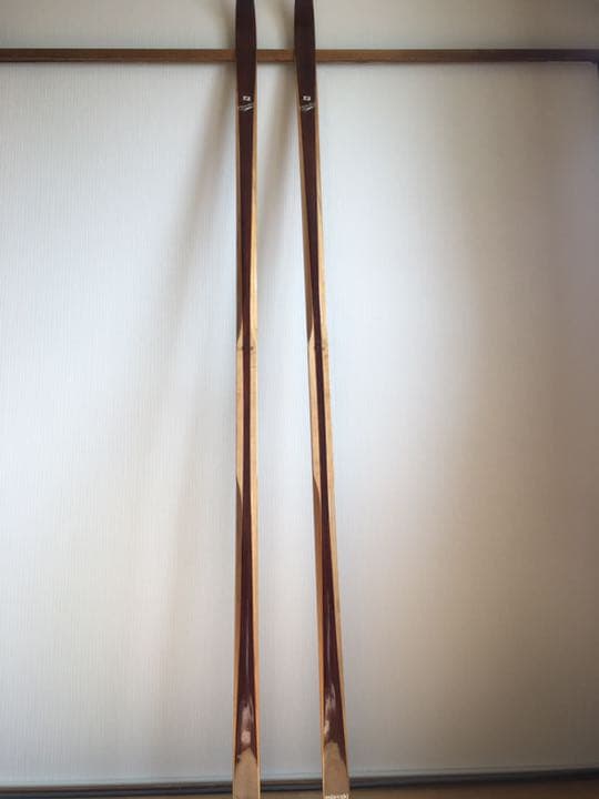 昭和？の木製スキー なんと新品！未使用！