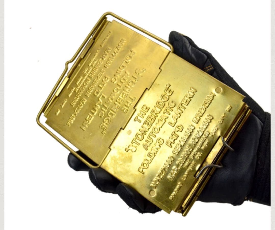 ★☆新品未開封☆★ストーンブリッジ フォールディング キャンドルランタン 真鍮