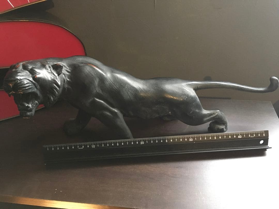 ブラックパンサー　アンティーク置物　USA ミッドセンチュリー