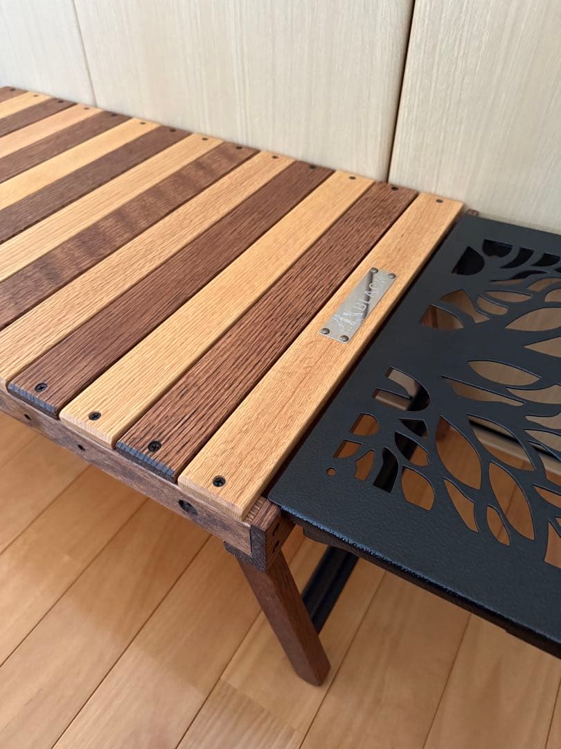 ブラックデザイン ハレテーブル アイアンプレート×2 BLACK DESIGN