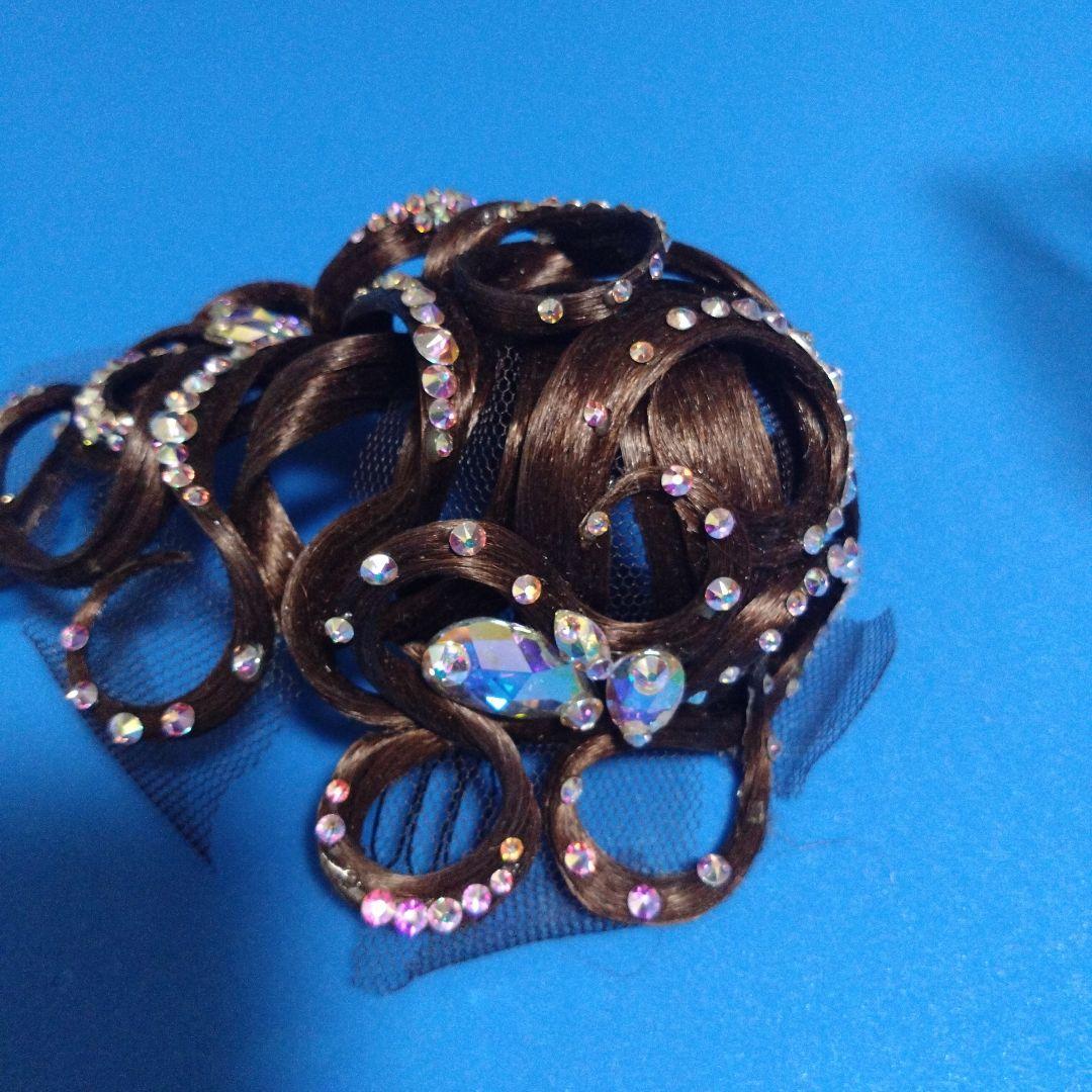 多美咲風　ヘアオーナメント　ヘアアクセサリー 　ストーン付き