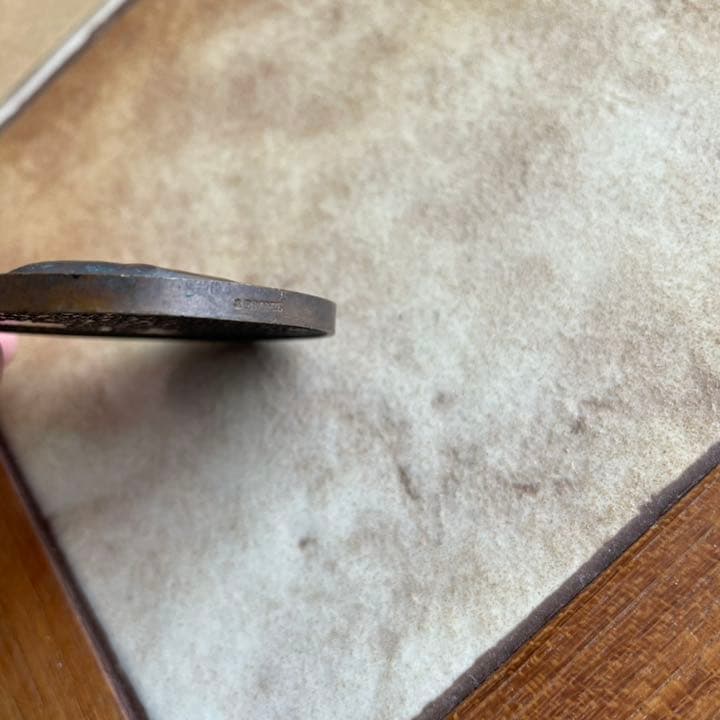 超レア！ルイ4世　19世紀ブロンズメダル　アンティークドイツ　/勲章ミリタリー