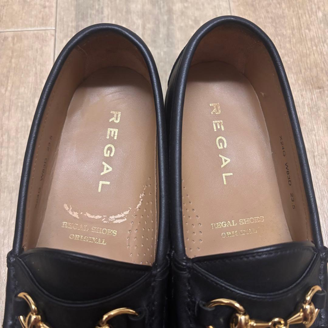 【美品】REGAL ビットローファー W83D 本革 革靴　23.5 リーガル